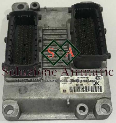 Opel Astra 2.0 benzina centralina motore Bosch 55351133