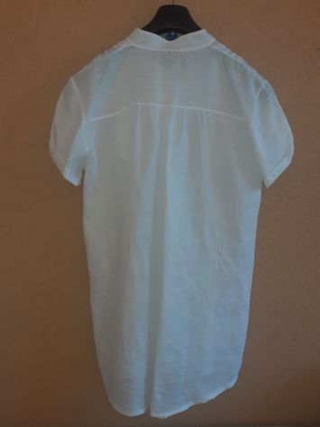 Camicia Donna Camicione maniche corte 100% lino made in Italy - Foto 3
