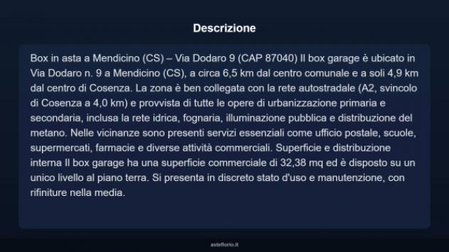 Immobile in asta di 32 m² in vendita a Mendicino - Foto 3