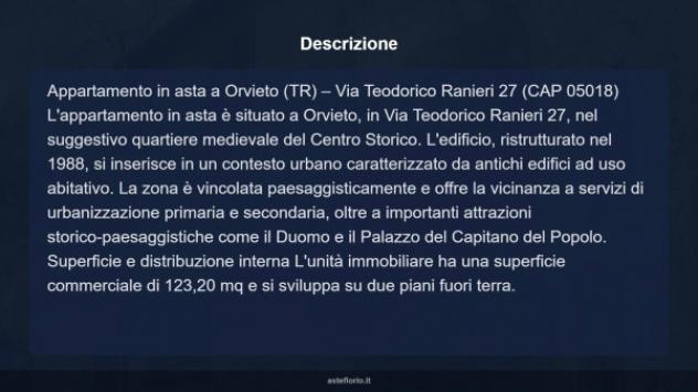 Immobile in asta di 123 m² con più di 5 locali in vendita a Orvieto - Foto 17
