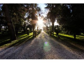 All'interno della villa di Corliano