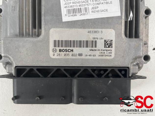 Centralina Motore Jeep Renegade 1.6 Mjt 46338313 0281035022 - 40147 - Foto 2