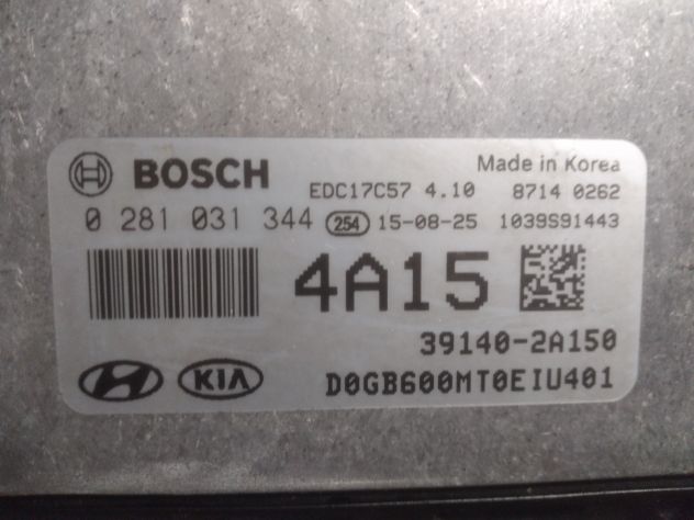 Centralina motore 0281031344 HYUNDAI i20 II (GB, IB) 391402A150 | 391402A150 | - Foto 6