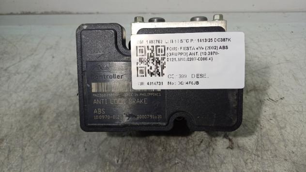 CENTRALINA ABS FORD Fiesta 5° Serie 10.0970-0121.3/10.0207-0086.4 DQ14F6JB diesel 1399 (0508)