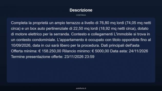 Immobile in asta di 54 m², box auto in vendita a Roma - Foto 4