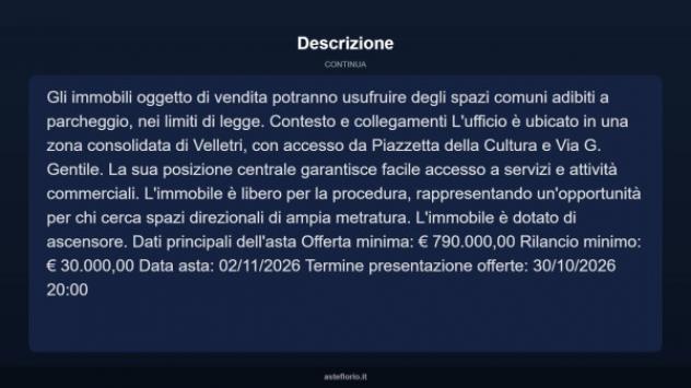 Immobile in asta di 658 m² in vendita a Velletri - Foto 8