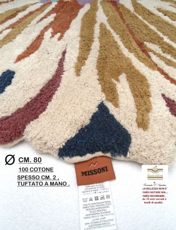 TAPPETO ROTONDO MISSONI DIAMETRO CM. 80 - Foto 6