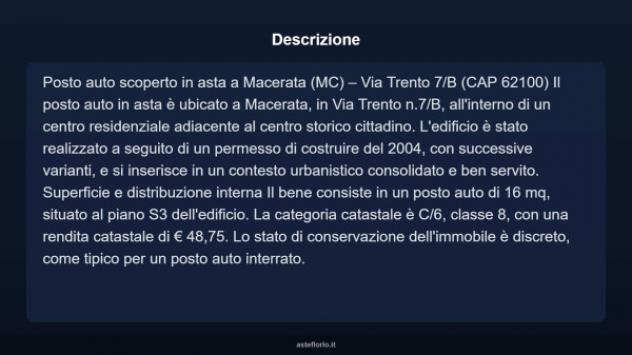 Immobile in asta di 16 m² in vendita a Macerata - Foto 8