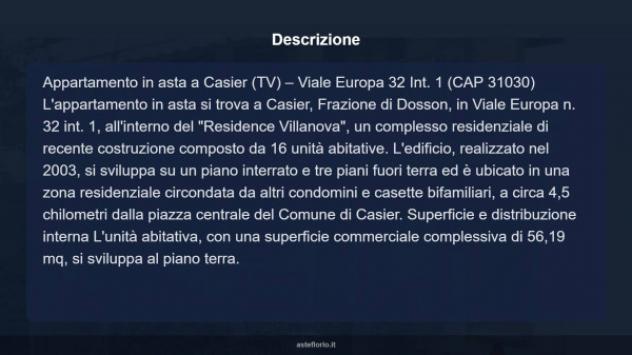 Immobile in asta di 56 m², box auto in vendita a Casier - Foto 11