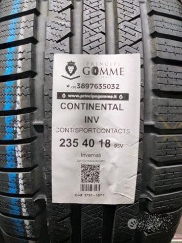 2 gomme 235 40 18 continental inv a3757 - Foto 2