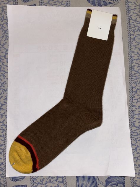 CALZE NUOVE DA UOMO IN LANA FIRMATE ORIGINALI PAUL SMITH,MADE IN ITALY - Foto 8
