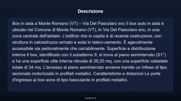 Immobile in asta di 34 m² in vendita a Monte Romano - Foto 3