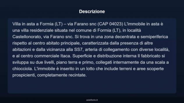 Immobile in asta di 200 m² in vendita a Formia - Foto 2