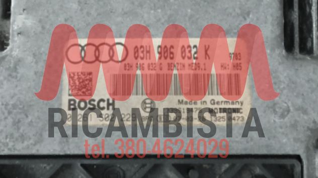 03H906032K Audi Q7 centralina motore Bosch 0261S02229