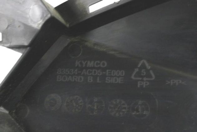 KYMCO DOWNTOWN 350 TCS 83534ACD5E000 FIANCHETTO PEDANA SINISTRA 21 - 23 LEFT SIDE COVER ATTACCO CREPATO RIPARABILE - Foto 4