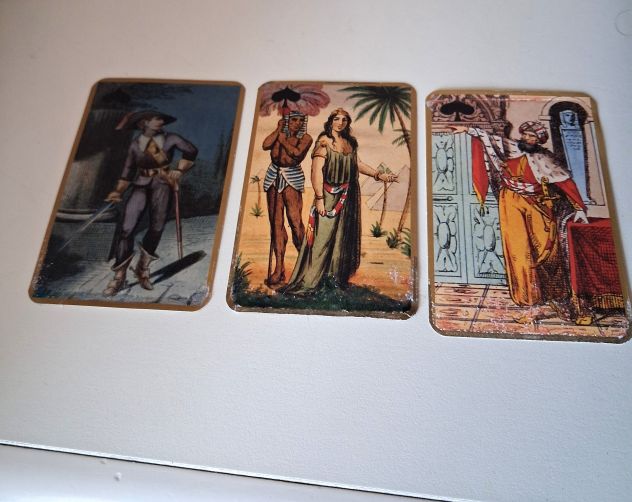 Carte Trasformazione riedizione   vintage  di n° 52 carte ottocentesche - Foto 2