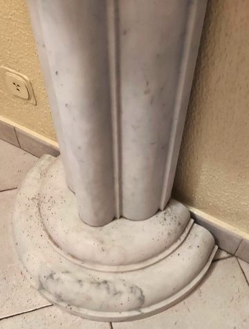 CONSOLLE DA INGRESSO IN MARMO DI CARRARA. - Foto 8