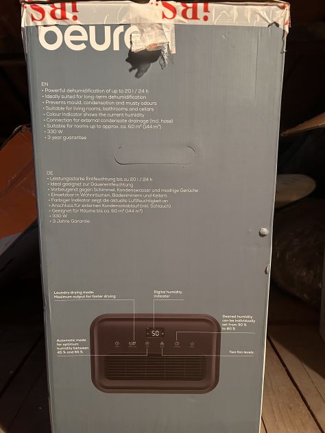 VENDO DEOMIDIFICATORE BEURER - Foto 2