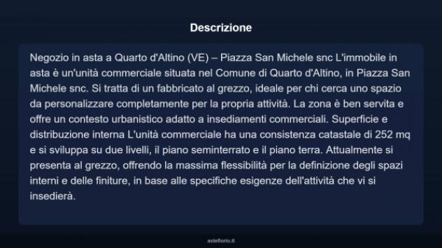 Immobile in asta di 252 m² in vendita a Quarto d'Altino - Foto 4