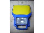 Mascherina Portafaro UFO Plast Explorer Blu Gialla Vintage Enduro
