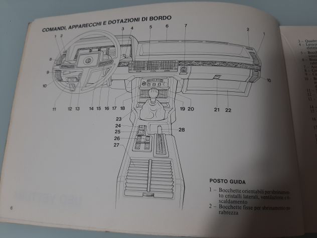 ALFA ROMEO ALFA 6 2.5 USO E MANUTENZIONE ORIGINALE - Foto 6