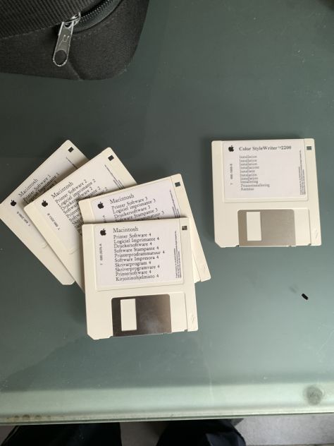 Computer Mac Powerbook (fine anni '90) e stampante portatile - Foto 4