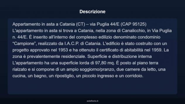 Immobile in asta di 97 m² con più di 5 locali in vendita a Catania - Foto 5