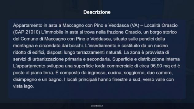 Immobile in asta di 96 m² in vendita a Maccagno con Pino e Veddasca - Foto 17