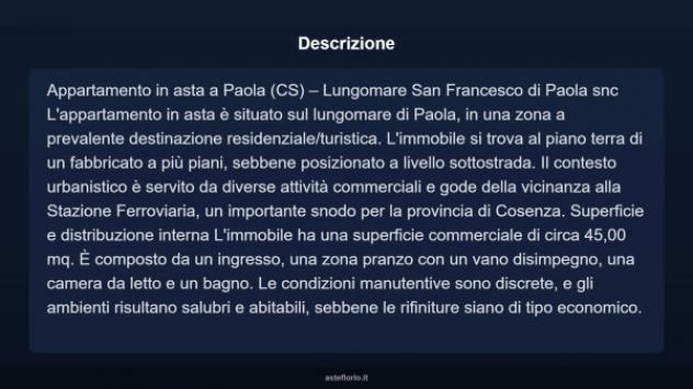 Immobile in asta di 45 m² in vendita a Paola - Foto 4
