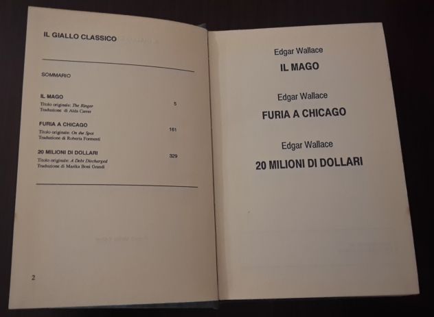 EDGAR WALLACE, IL GIALLO CLASSICO, FRATELLI MELITA EDITORI Dicembre 1989. - Foto 2