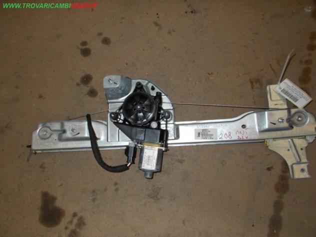 ALZACRISTALLO ELETTR. PORTA ANT. D. 2 FILI PEUGEOT 208 (A9)  Carrozzeria  Lamierati esterni  Porte  Alzacristallo por PEUGEOT - 2008 - 01-03-2013 -, P