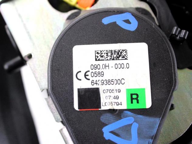 2626818 CINTURA DI SICUREZZA POSTERIORE DESTRA FORD FOCUS SW ACTIVE 1.5 D 88KW 6M 5P (2019) RICAMBIO USATO - Foto 4