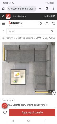 Divano Outsunny per interno o esterno - Foto 3