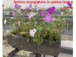 Antica mangiatoia in pietra lavica – Fioriera, lavabo e arredo per giardino