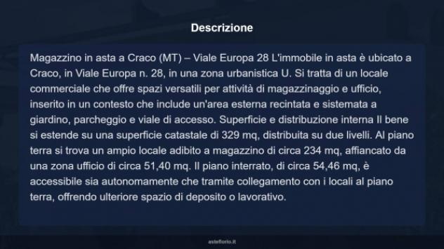 Immobile in asta di 329 m² in vendita a Craco - Foto 7