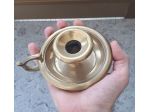 porta candela ottone oro vintage ottimo anni 50 arredamento casa candeliere 1950