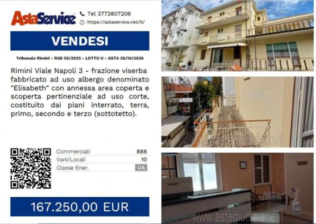 Tribunale Rimini - RGE 56/2025 - LOTTO U - Tribunale Rimini - RGE 56/2025 - LOTTO U - ASTA 28/10/2026