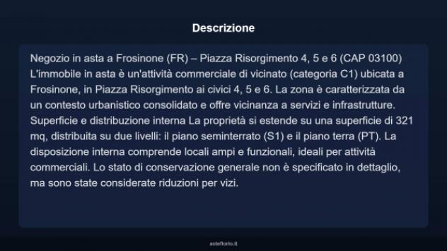 Immobile in asta di 321 m² in vendita a Frosinone - Foto 4