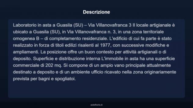 Immobile in asta di 202 m² in vendita a Guasila - Foto 5
