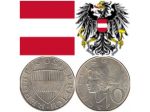 10 SCHILLING Austria 1957 argento.
