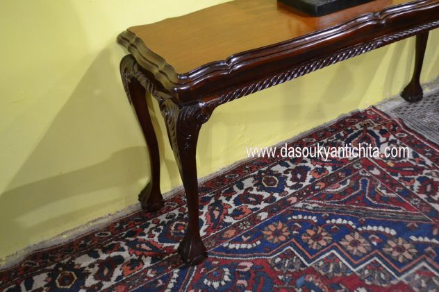 Console in mogano stile Chippendale - Foto 8
