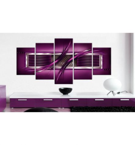 Quadro Baffuto Viola 100x50 E 200x100 ARREDALACASA - Foto 2