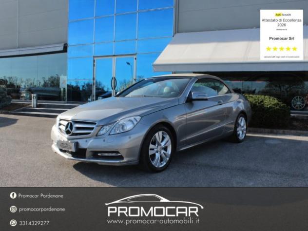 MERCEDES-BENZ E 250 CDI CABRIO BlueEFFICIENCY SPORT *MANUALE* rif. 23745313