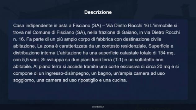 Immobile in asta di 134 m² in vendita a Fisciano - Foto 18