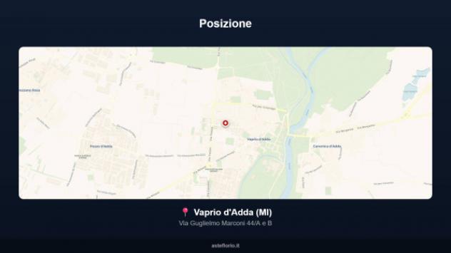 Immobile in asta di 94 m², box auto doppio in vendita a Vaprio d'Adda - Foto 6