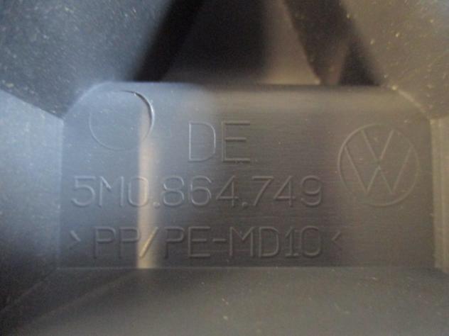 5M0864749 RIVESTIMENTO SUPERIORE CRUSCOTTO VOLKSWAGEN GOLF PLUS 2.0 D 103KW 6M 5P (2005) RICAMBIO USATO - Foto 2