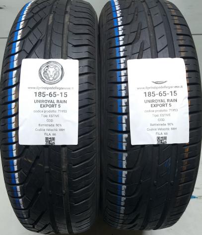 2 GOMME 185 65 15 UNIROYAL A71953