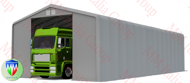 Tendostrutture Tendoni Uso Provvisorie e temporanee 8,0 x 12,0 x 3,0 pvc 720 - Foto 3