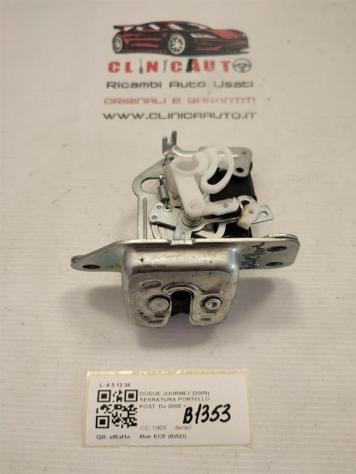 SERRATURA PORTELLONE POSTERIORE DODGE Journey 1° Serie ECE (BWD) (08)