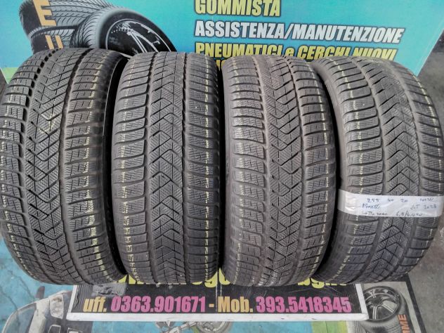 4 gomme usate pirelli 255 40 20 101w invernali - Foto 3